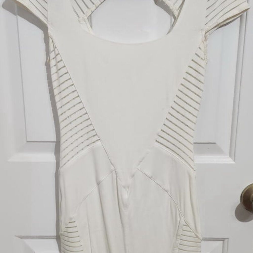 Bebe White Bodycon XS